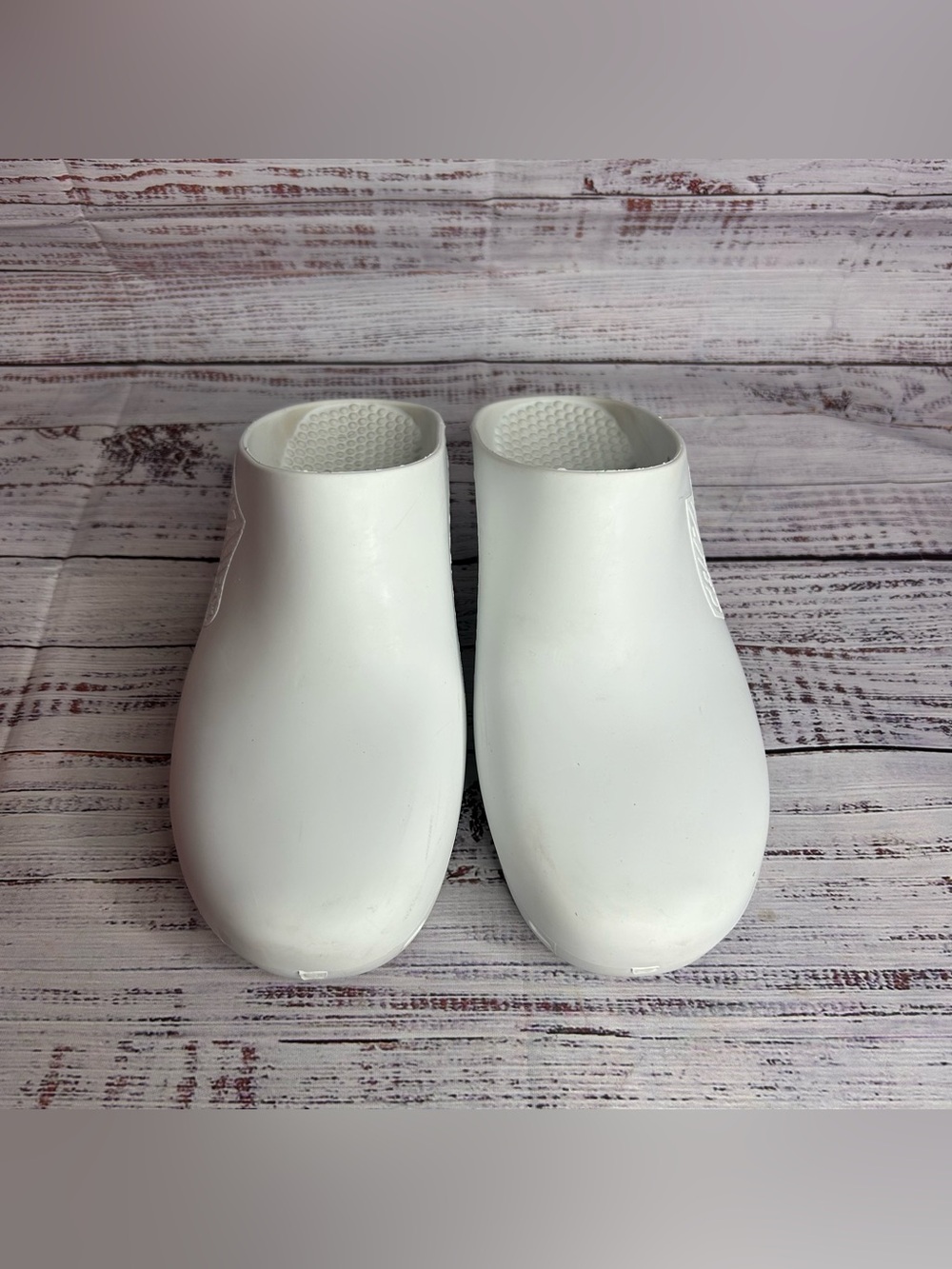 Calzuro White Slip-On Clog Mules - Picture 2 of 7